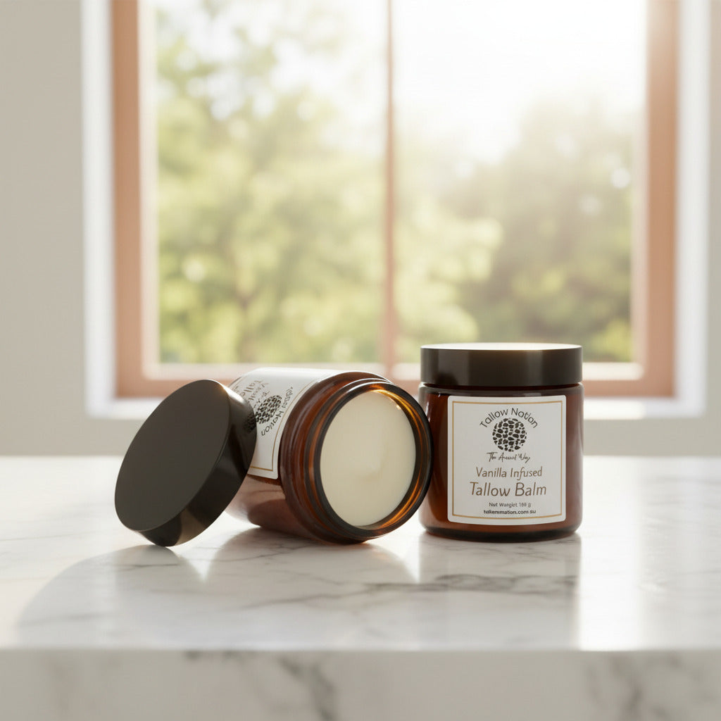 Vanilla Infused Tallow Balm 100g