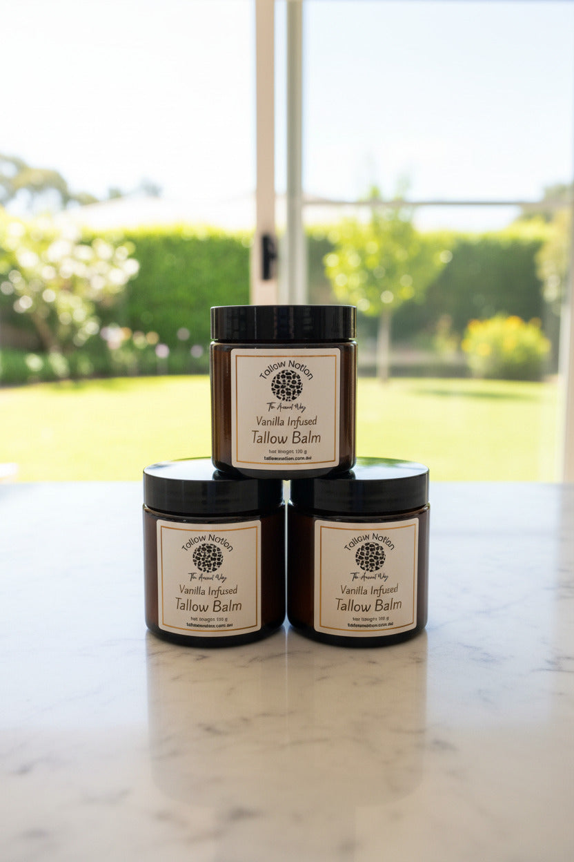 Vanilla Infused Tallow Balm 100g