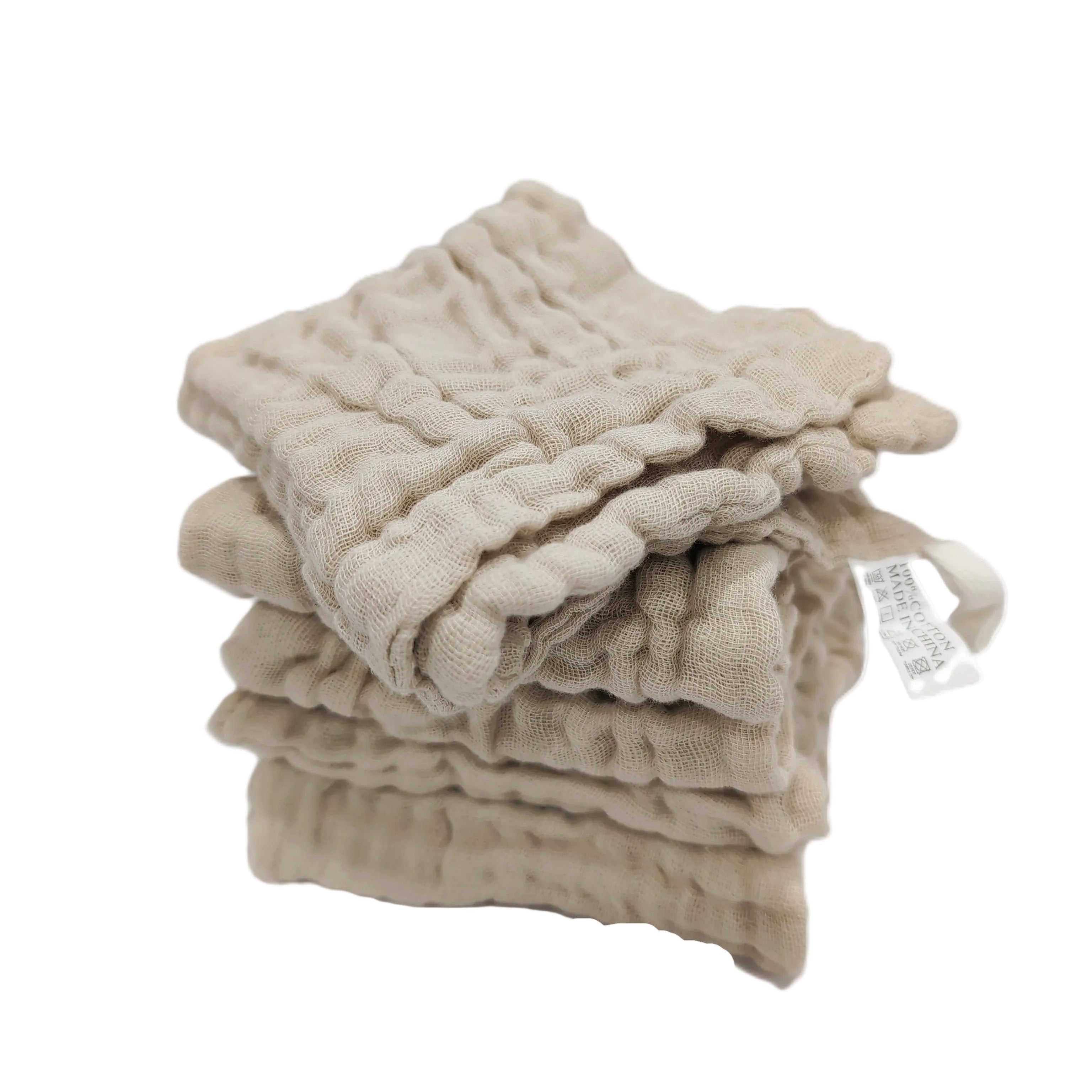 100% Cotton (Muslin) Face Cloth/Washer