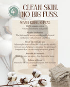 Cotton Face Cloth Australia | Muslin Face Washer - Face Cloth - Tallow Nation