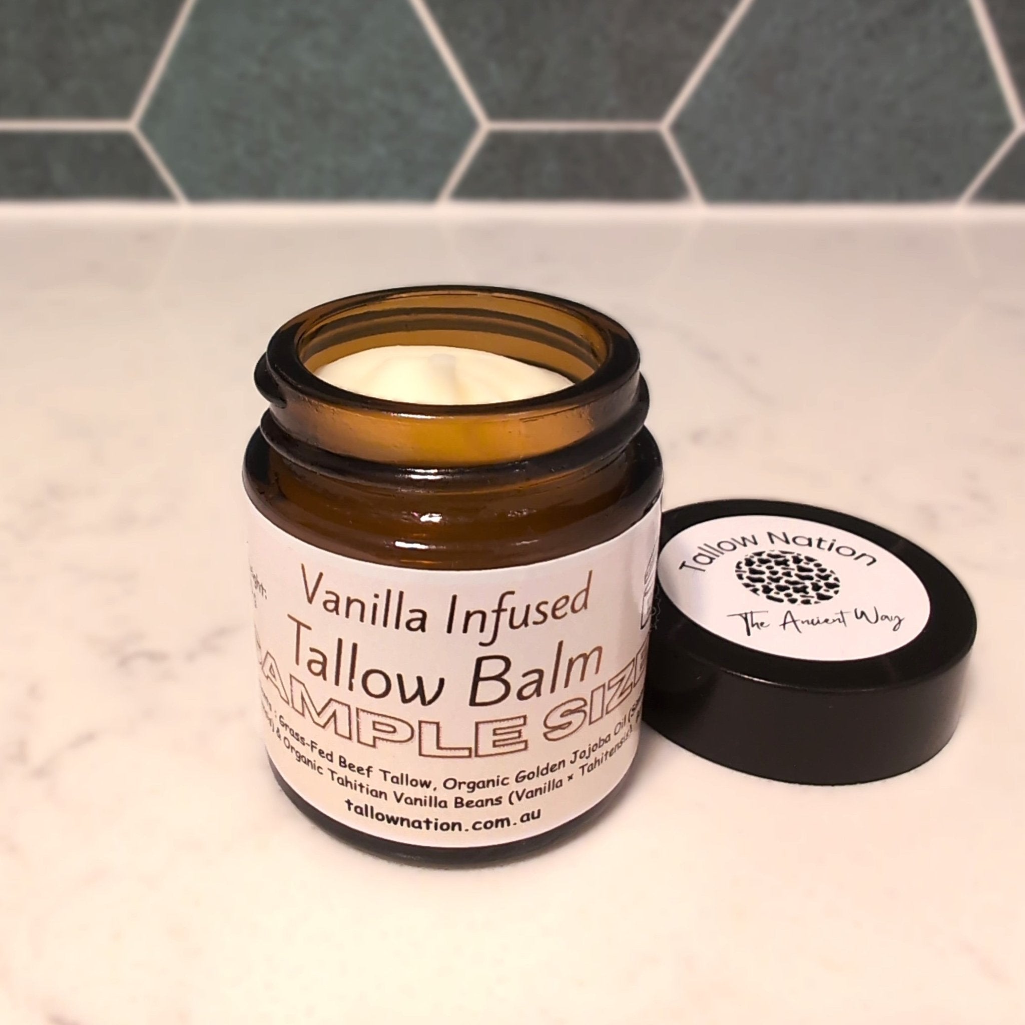 Grass-Fed Tallow Balm – Vanilla Infused | Face & Body Moisturiser (3 Sizes) | Australian Made - Tallow Nation