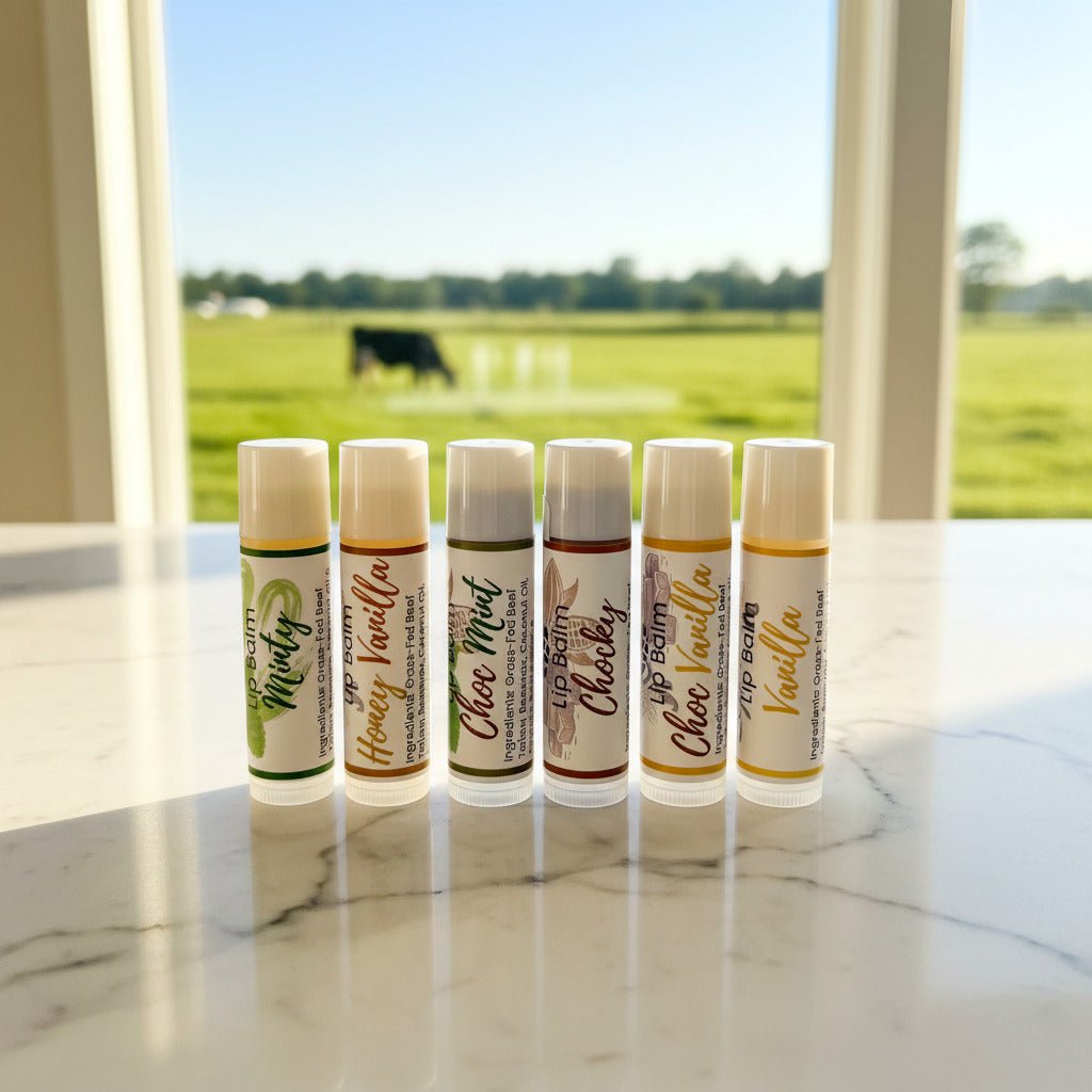 Grass-Fed Tallow Lip Balm | Natural Moisturising Lip Balm | Australian Made (5g) - Tallow Nation