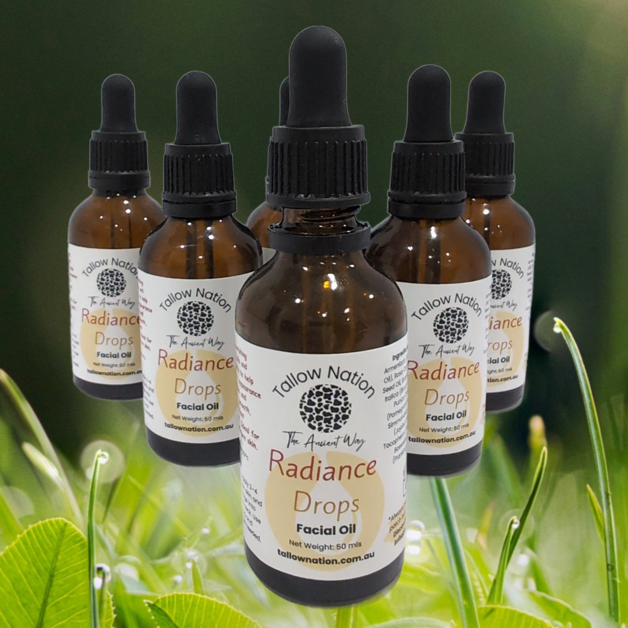 Radiance Drops – Natural Facial Oil for Dry & Mature Skin | Australian Made (50ml) - Tallow Nation