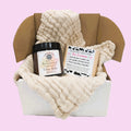 Rose and frankincense tallow skincare bundle - balm, soap and face cloth - Tallow Nation Australia