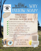 Tallow Soap Australia | Rose | Handmade Soap Bar - Tallow Nation
