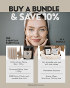 Buy a bundle and save 10% - Tallow Nation natural skincare bundle